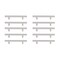 Quinn 4" Center to Center Brushed Nickel Bar Pull Multipack (set of 10)